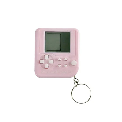 Portable Mini Classic Pocket Keychain Ring anti Lost Retro Nostalgic Video Handheld Game Console Machine Kids Toys Gaming Player